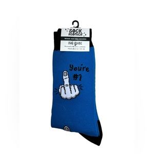 NWT Sock Atomica Blue & Black Socks Uinsex